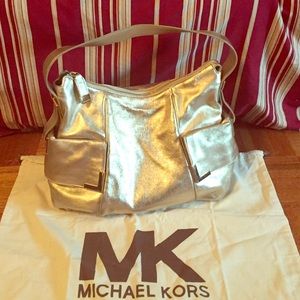 EUC Michael Kors Gold Purse